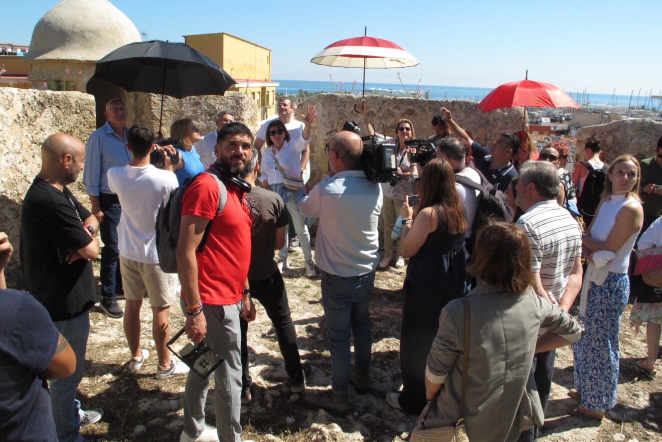 Pilar Bernabé visita el Castell de Dénia tras la rehabilitación (12)