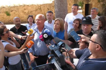 Pilar Bernabé visita el Castell de Dénia tras la rehabilitación (23)