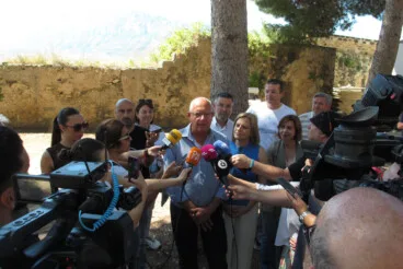 Pilar Bernabé visita el Castell de Dénia tras la rehabilitación (24)