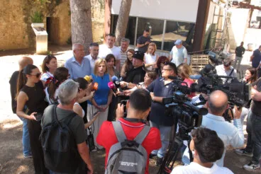 Pilar Bernabé visita el Castell de Dénia tras la rehabilitación (26)