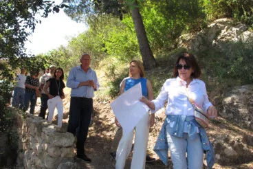 Pilar Bernabé visita el Castell de Dénia tras la rehabilitación (3)