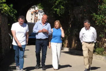 Pilar Bernabé visita el Castell de Dénia tras la rehabilitación (31)
