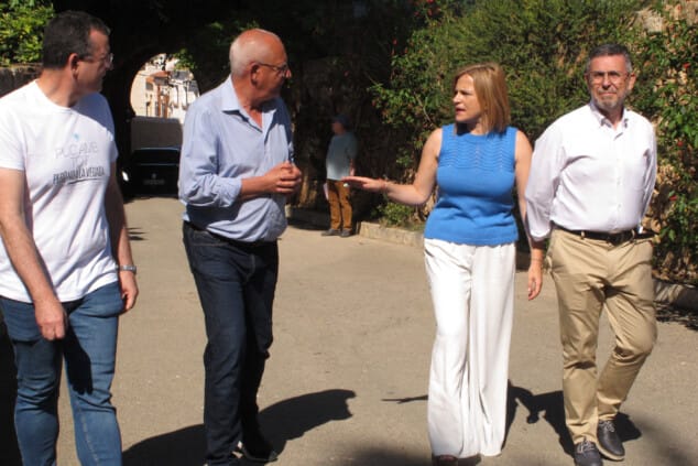 El Castell de Dénia revela nuevos secretos: el descubrimiento de nuevas estructuras serán visitables 36 pilar bernabe visita el castell de denia tras la rehabilitacion 32