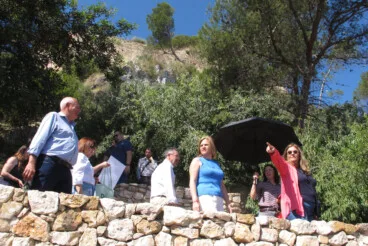 Pilar Bernabé visita el Castell de Dénia tras la rehabilitación (4)