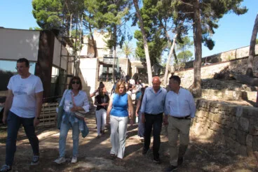 Pilar Bernabé visita el Castell de Dénia tras la rehabilitación (40)