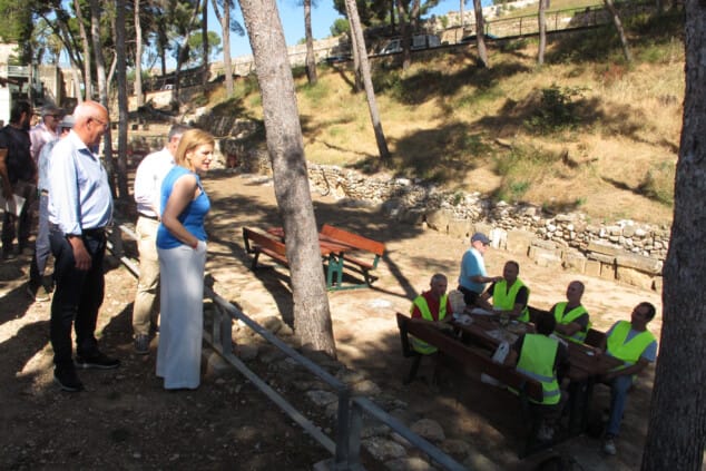 El Castell de Dénia revela nuevos secretos: el descubrimiento de nuevas estructuras serán visitables 45 pilar bernabe visita el castell de denia tras la rehabilitacion 41