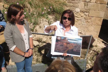 Pilar Bernabé visita el Castell de Dénia tras la rehabilitación (57)