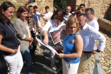 Pilar Bernabé visita el Castell de Dénia tras la rehabilitación (59)