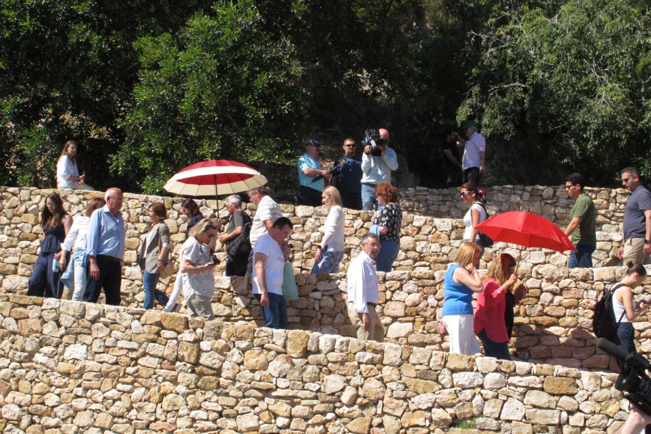 Pilar Bernabé visita el Castell de Dénia tras la rehabilitación (6)