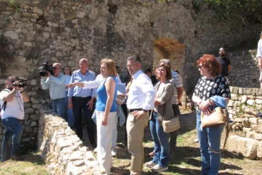 Pilar Bernabé visita el Castell de Dénia tras la rehabilitación (63)
