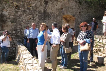 Pilar Bernabé visita el Castell de Dénia tras la rehabilitación (64)