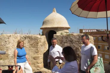 Pilar Bernabé visita el Castell de Dénia tras la rehabilitación (9)