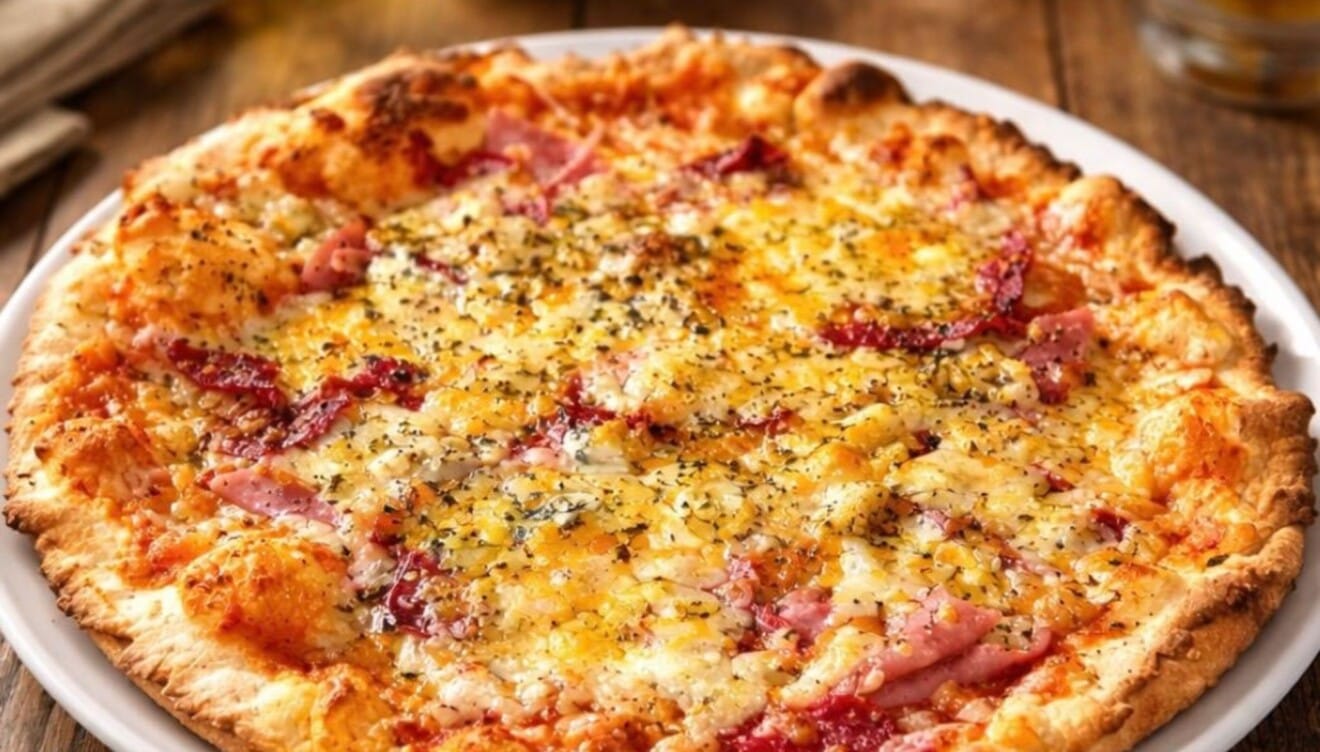 Pizza artesanal de Cosa Nostra elaborada en Dénia