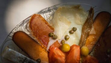 Platos marinos frescos