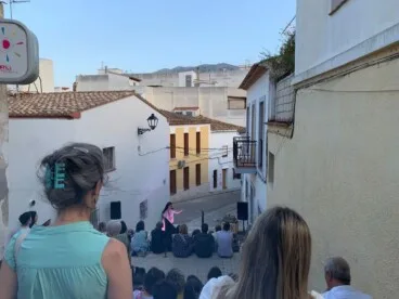 theatre in the streets of Denia