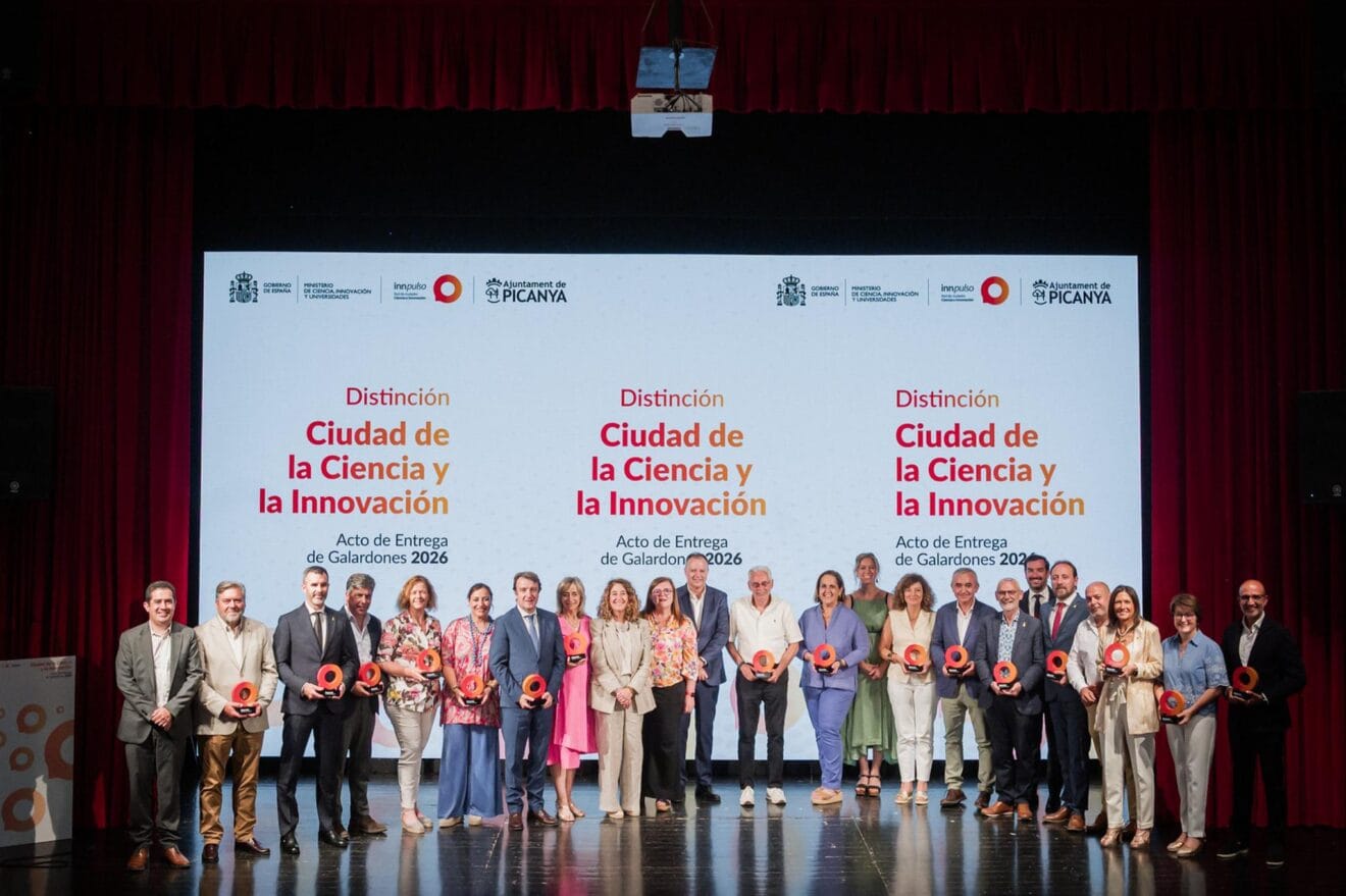 Acto de entrega de las distinciones Ciudad de la Ciencia y la Innovación 2026 en Picanya