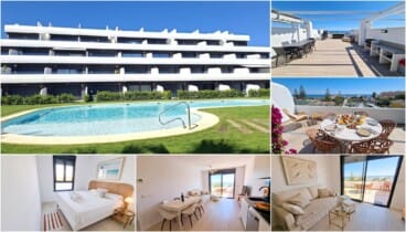 Ático Zen: piscina tipo laguna, rooftop panorámico y playa a un minuto 8 atico zen piscina tipo laguna rooftop panoramico y playa a un minuto