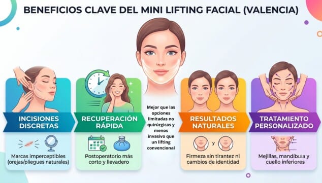 Imagen: Beneficios del Mini Lifting Facial