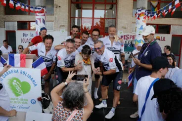 Celebración de la carrera ciclista solidaria para Condenados al bordillo