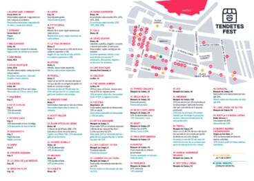 Comercios y ubicaciones del Tendetes Fest de Dénia 2026