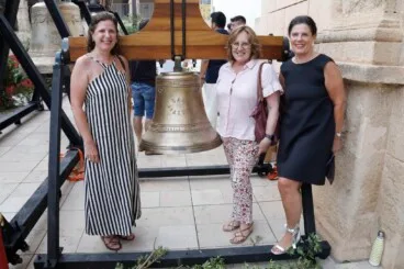 Comienza el montaje en el campanario de la Asunción tras un fin de semana de expectación en Dénia 12