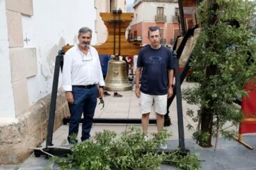 Comienza el montaje en el campanario de la Asunción tras un fin de semana de expectación en Dénia 14