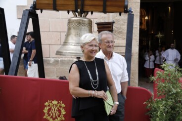 Comienza el montaje en el campanario de la Asunción tras un fin de semana de expectación en Dénia 18