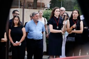 Comienza el montaje en el campanario de la Asunción tras un fin de semana de expectación en Dénia 25