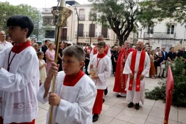 Comienza el montaje en el campanario de la Asunción tras un fin de semana de expectación en Dénia 39