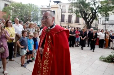 Comienza el montaje en el campanario de la Asunción tras un fin de semana de expectación en Dénia 41