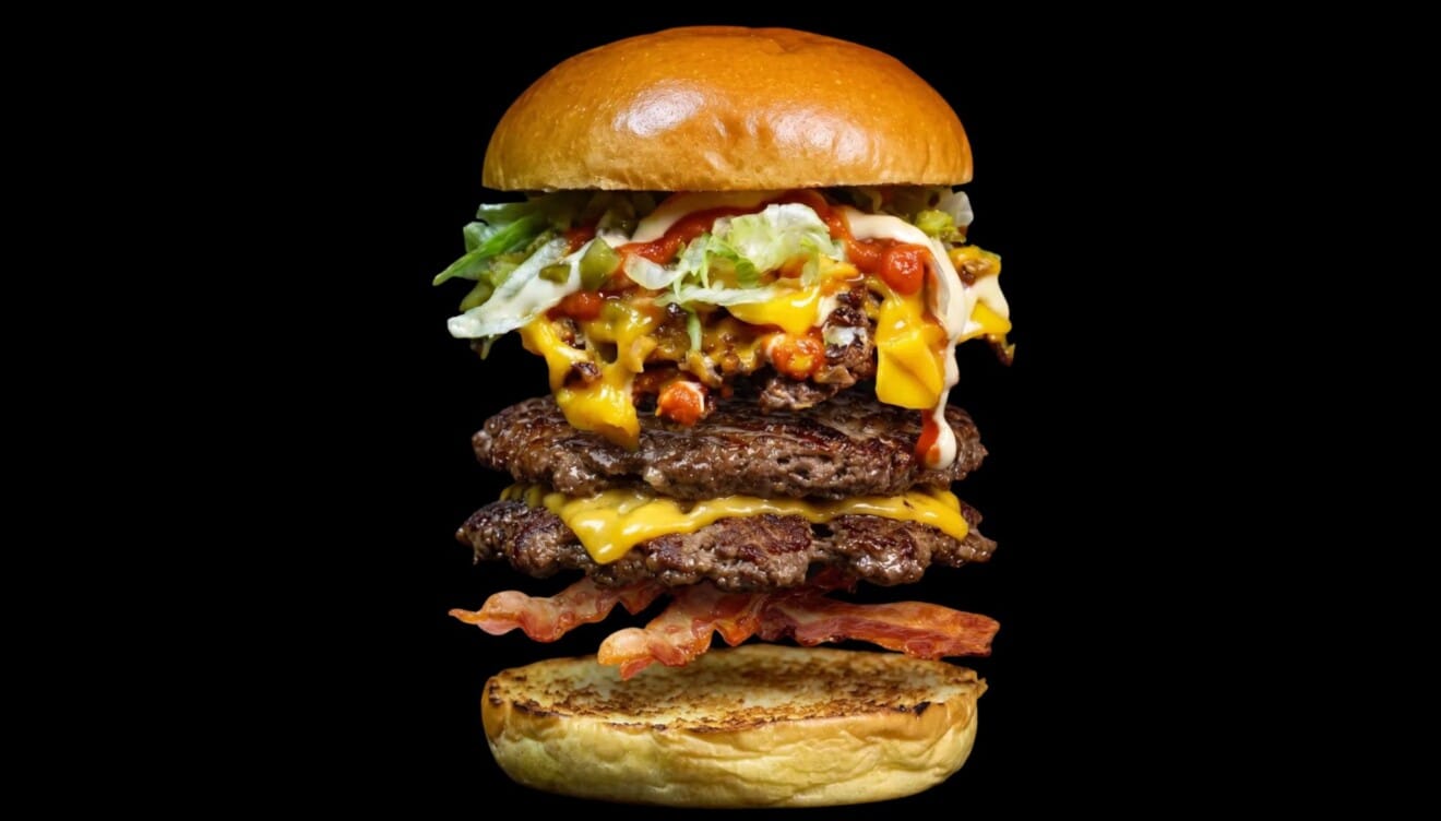 El sabor italiano dentro de una hamburguesa