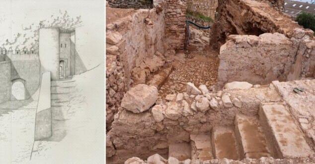 El portal dels Socors o portal dels Reis del castell de Dénia: Descubrimiento de un destacado complejo de estructuras 1 el secreto bajo cuatro metros de escombros en el castell de denia