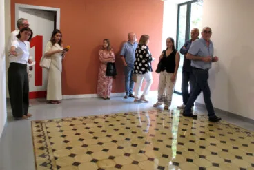 Una sala interior de la Finca de Torrecremada de Dénia