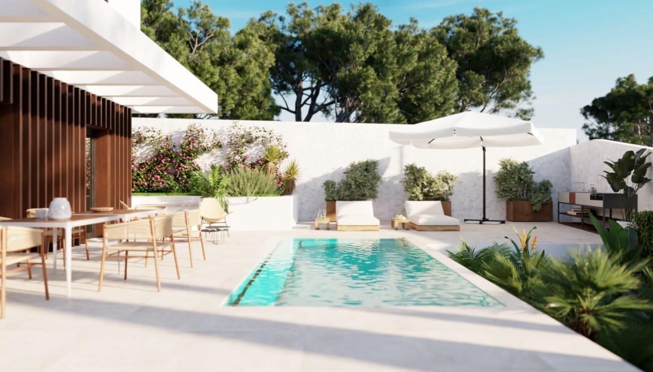 La piscina como prolongación natural de la arquitectura