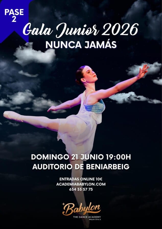 Babylon Escuela de Danza ultima los detalles de su Gala Infantil y lanza las nuevas matrículas para septiembre 3 Imagen: llega la esperada producción titulada “Nunca Jamás” de la mano de la Gala Junior 2026