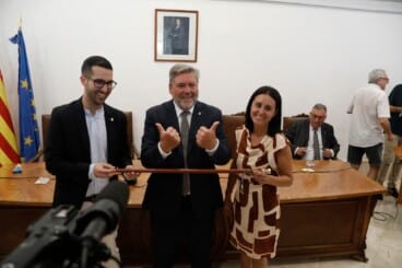 Los representantes de Compromís en el gobierno