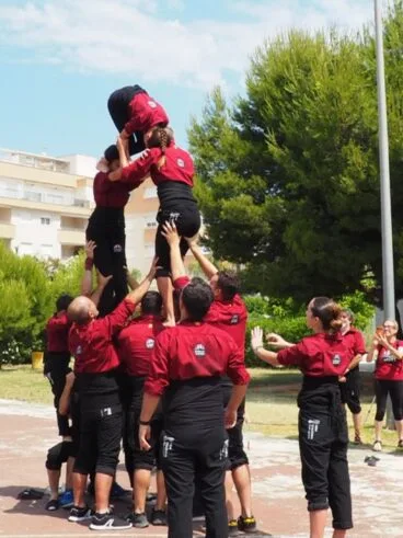 Actuación de Muixeranga en Dénia