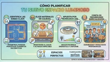 Planifica tu nuevo espacio luminoso