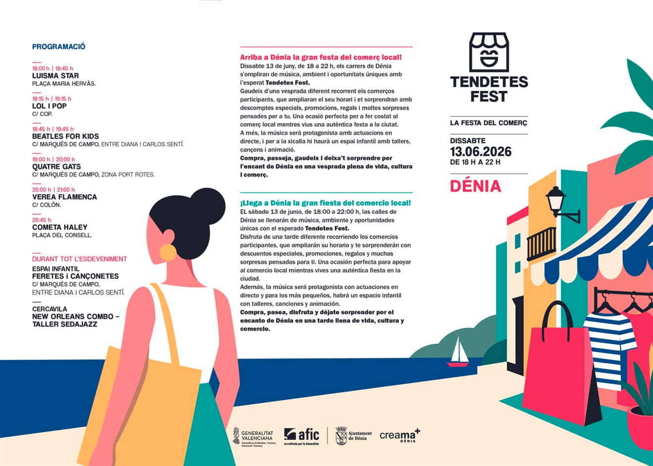 Programación de Tendetes Fest de Dénia 2026