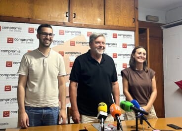 Rafa Carrió y sus concejales de Compromís