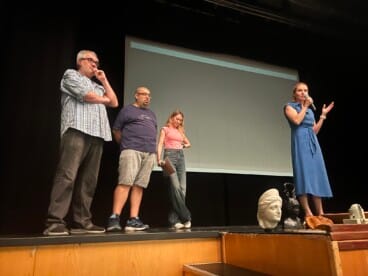 Dénia reúne a 260 personas en el Encuentro Senior de la ONCE Comunitat Valenciana 4 representantes institucionales y de la once en el encuentro senior