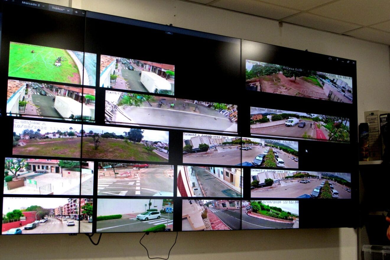 Monitorización del sistema de cámaras de seguridad de Dénia