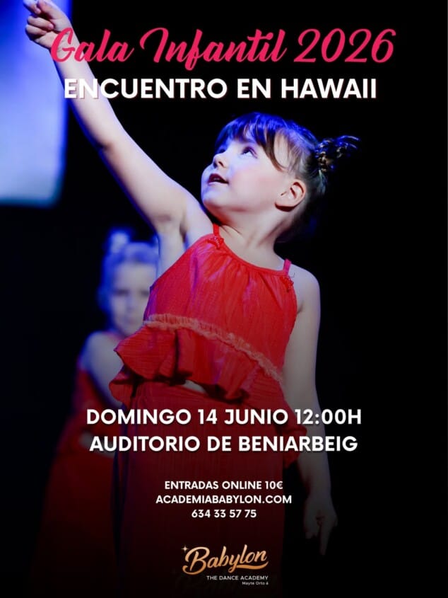 Babylon Escuela de Danza ultima los detalles de su Gala Infantil y lanza las nuevas matrículas para septiembre 2 Imagen: Un viaje mágico directo a Hawái con la Función Infantil 2026