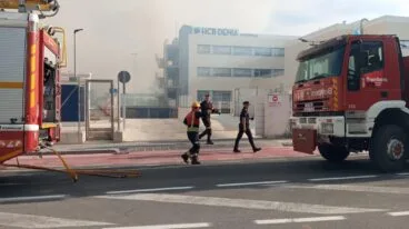 Dispositivo de emergencias por el incendio en Dénia