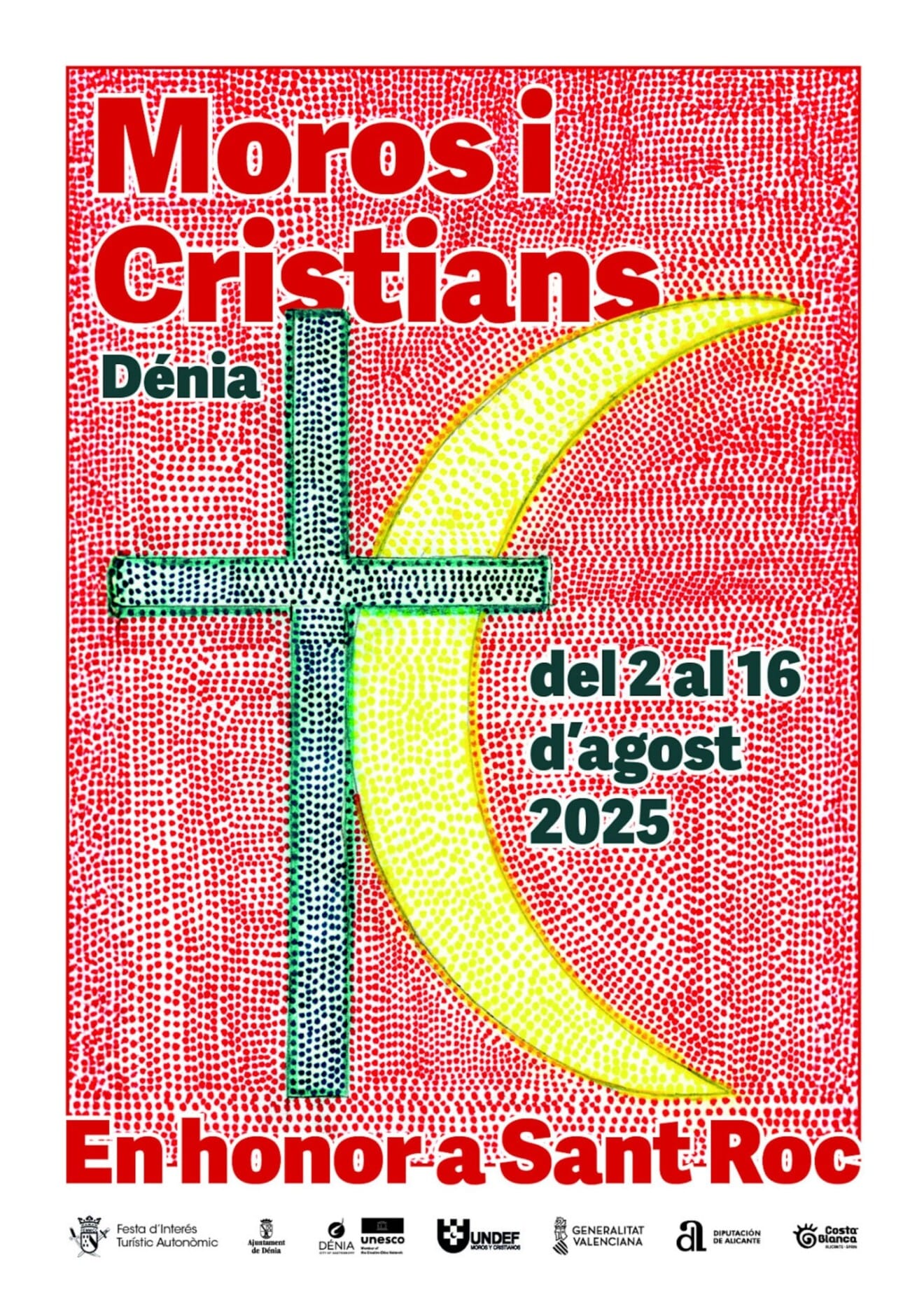 Cartel de las Fiestas de Moros y Cristianos de Dénia de 2025
