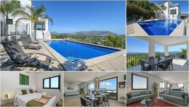 casa zoe la villa en pedreguer con piscina privada y vistas al mar para unas vacaciones perfectas