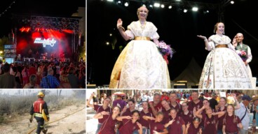 Dénia roza el ecuador de sus fiestas en un martes marcado por los termómetros y un susto en el Raset