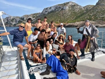 Dénia fortalece lazos europeos con el encuentro final del proyecto Erasmus 'Move-UP' 3 excursio catamara