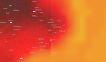El tiempo en las Fiestas de Dénia: la AEMET avisa de lo que viene para la Santíssima Sang 7 mapa de temperatura en el litoral norte de alicante durante la semana de fiestas de denia