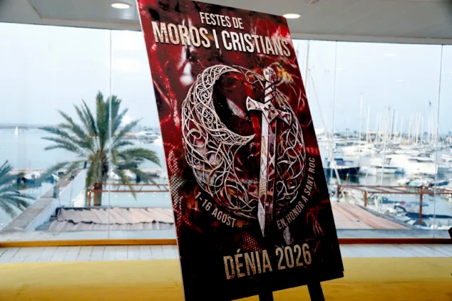 Imagen: Cartel de las Fiestas de Moros i Cristians de Dénia 2026